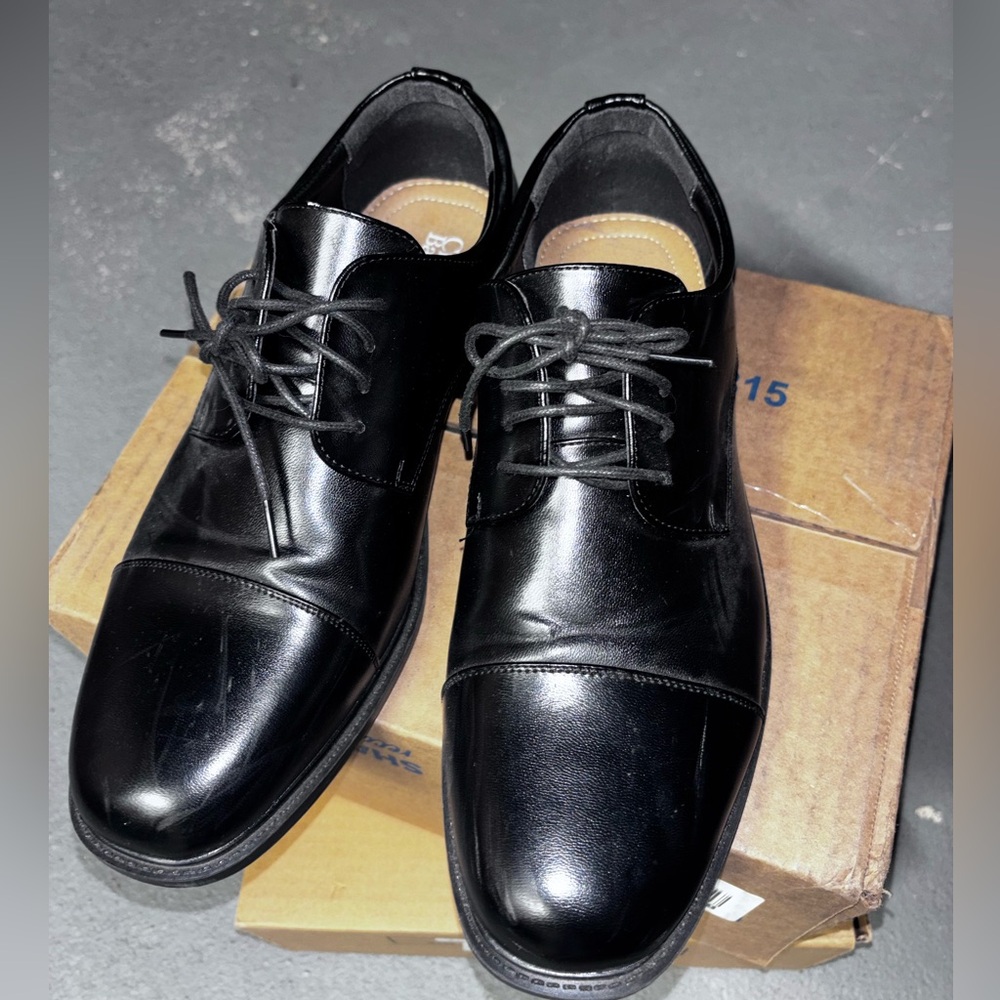Classic Black Men's Dress Shoes